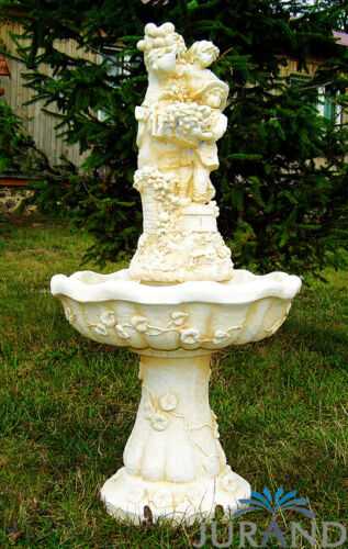 Springbrunnen Fontäne Zierbrunnen Garten Deko 1034 Brunnen 97 cm Steinguss