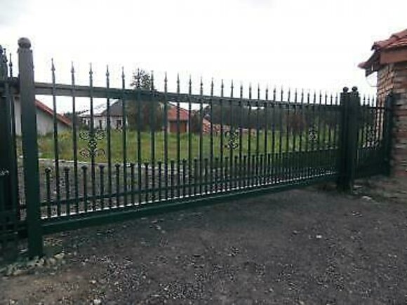 Schmiedeeisen Schiebetor Tor Modern Pforte Tore Einfahrt Schiebetor Eisen M095
