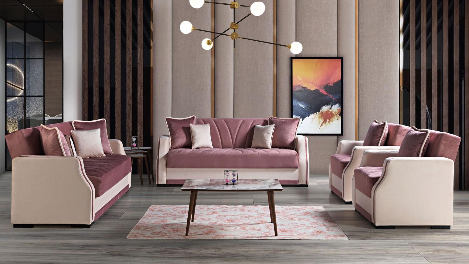 Sofagarnitur Komplett Couch Sofa Modern Garnitur Wohnzimmer Relax