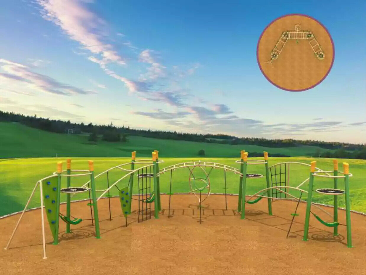 Sportplatz für Kinder Klettergarten Outdoor Spielturm aus Plastik
