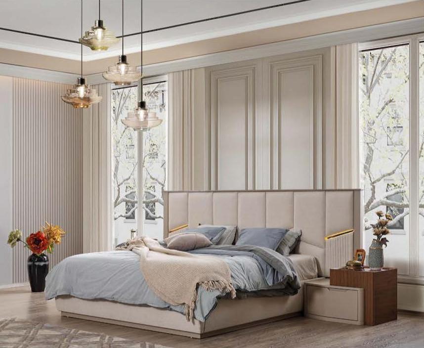 Exklusives Doppelbett Polsterbetten Schlafzimmer Moderne Einrichtung