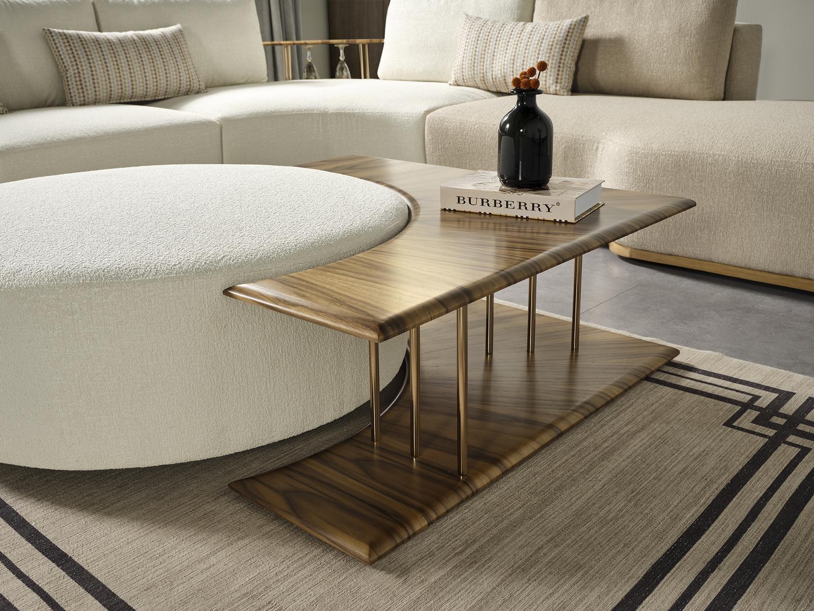 Couchtisch Möbel Luxus Holz Modern Neu Wohnzimmer Design Neu braun