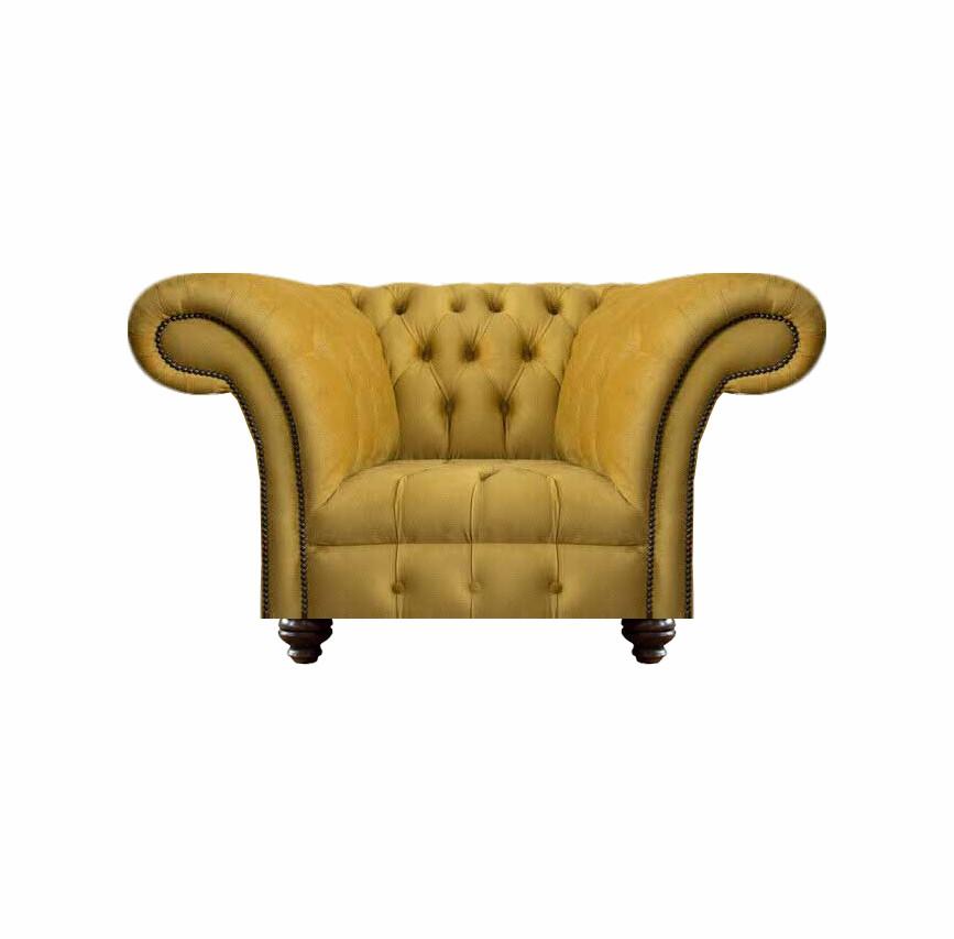 Chesterfield Modern Sessel Luxus Design Wohnzimmer Sitz Möbel Textil Neu