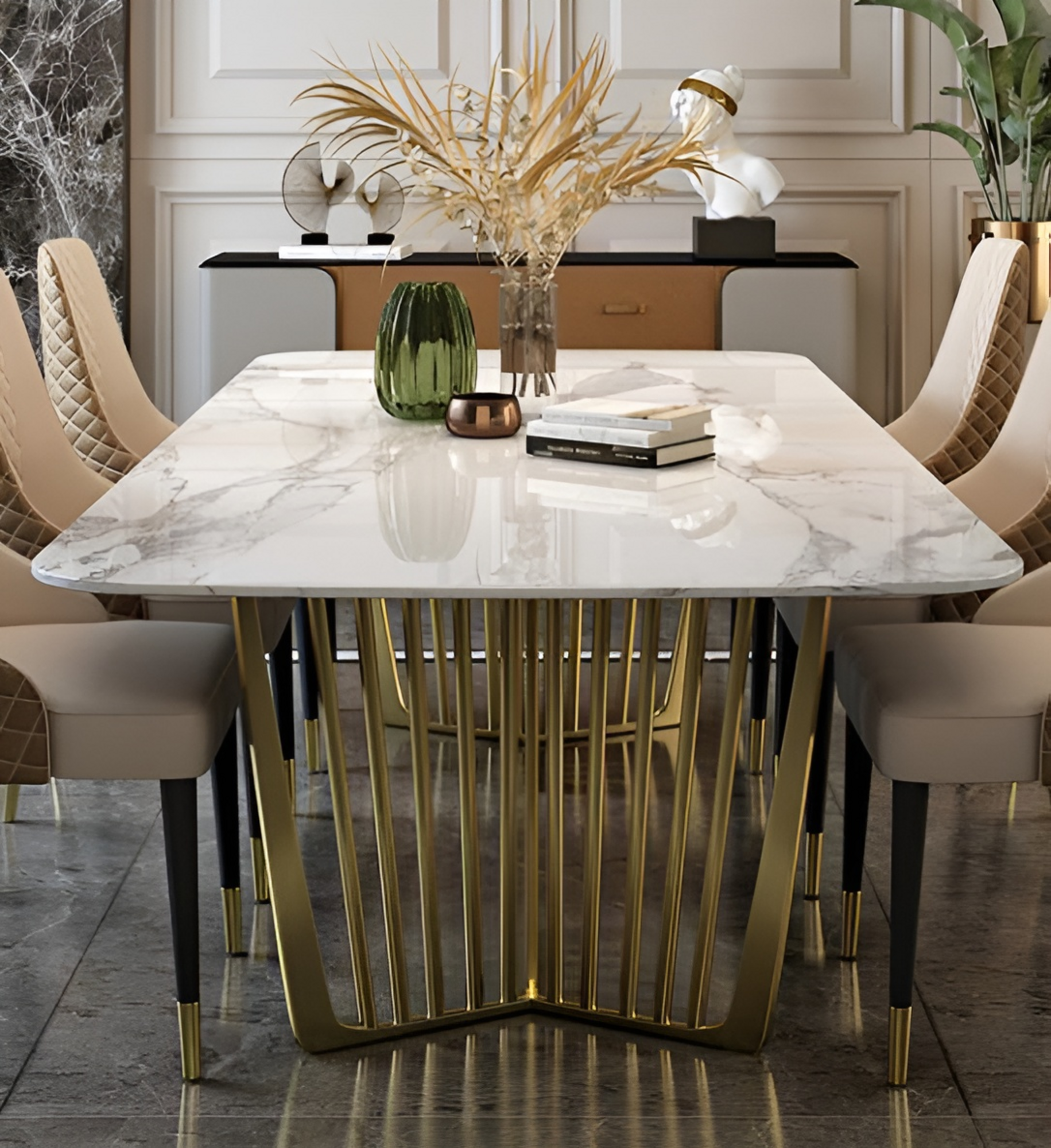 Luxus Tische Esszimmer Tisch Metall Esszimmertisch Moderner Möbel Sofort