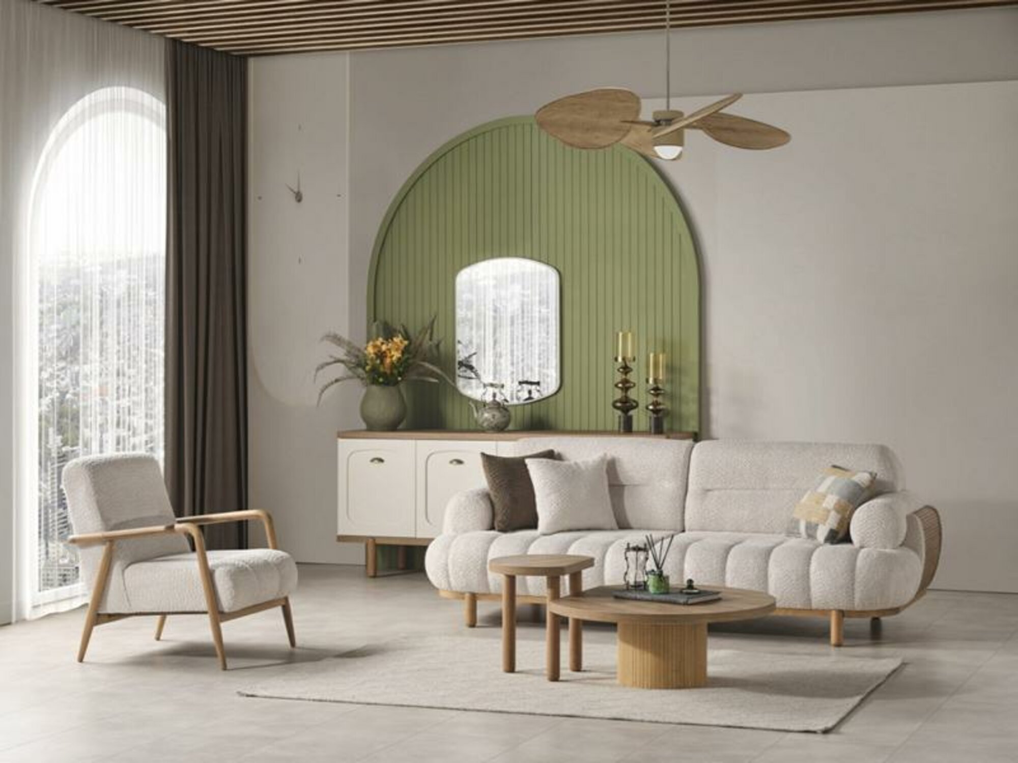 Sofa Polstergarnitur Couch Set Sitzgruppe Polster Sofagarnitur Kombination