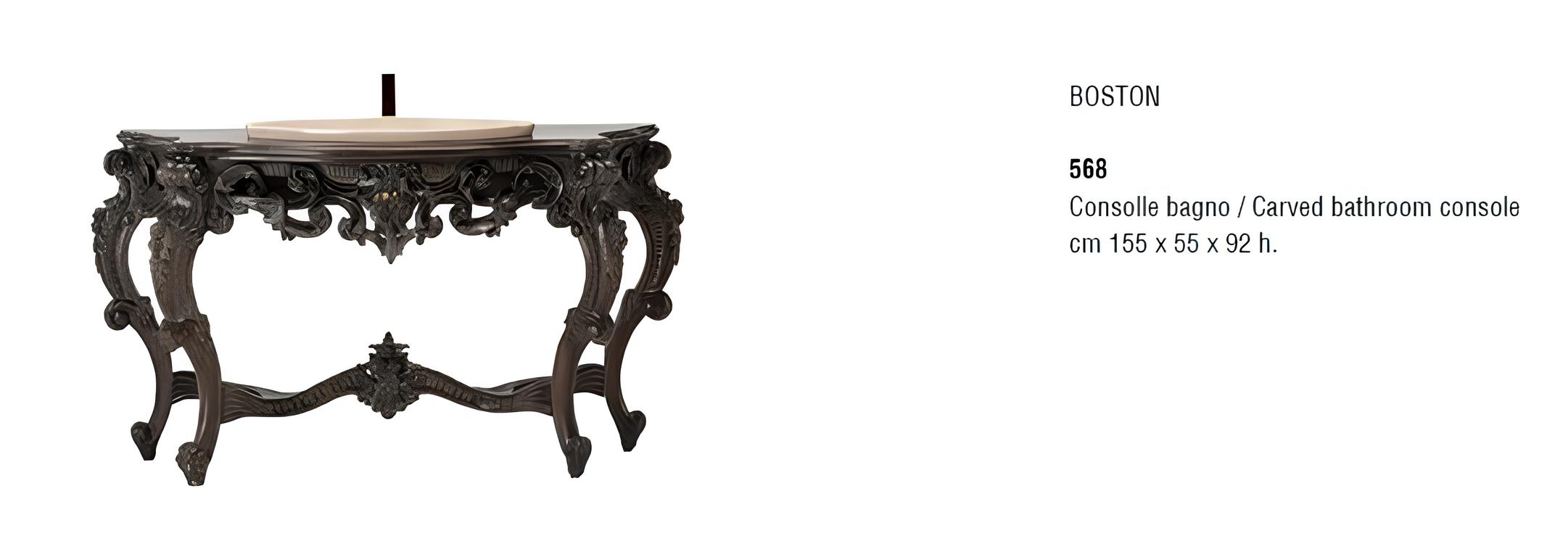 Badezimmer Möbel Design Braun Konsole Luxus Konsolen Bizzotto Italien Sideboard