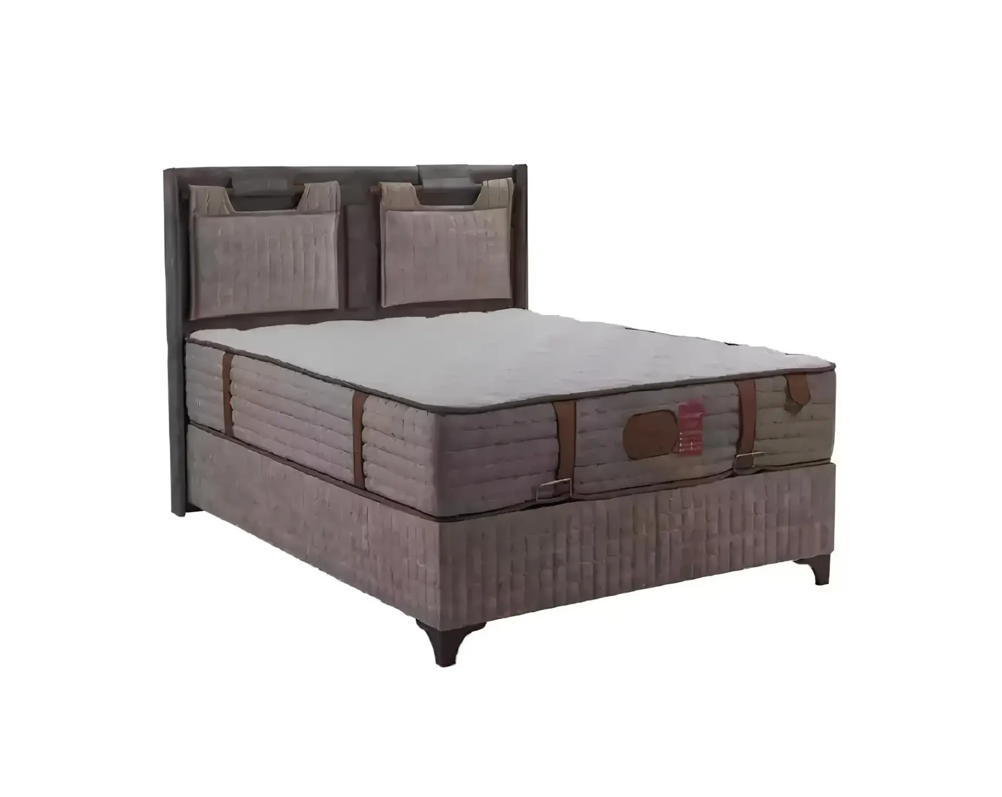 Boxspring Betten Polsterbett Design Hotel Doppelbett Luxus Design 200x200cm NEU