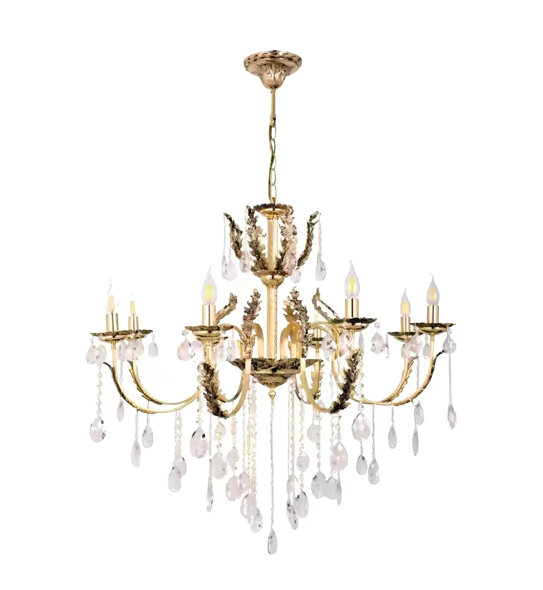 Hängeleuchte Kronleuchter Lampe Kristalllampe Deckenleuchte Lampen 97x130