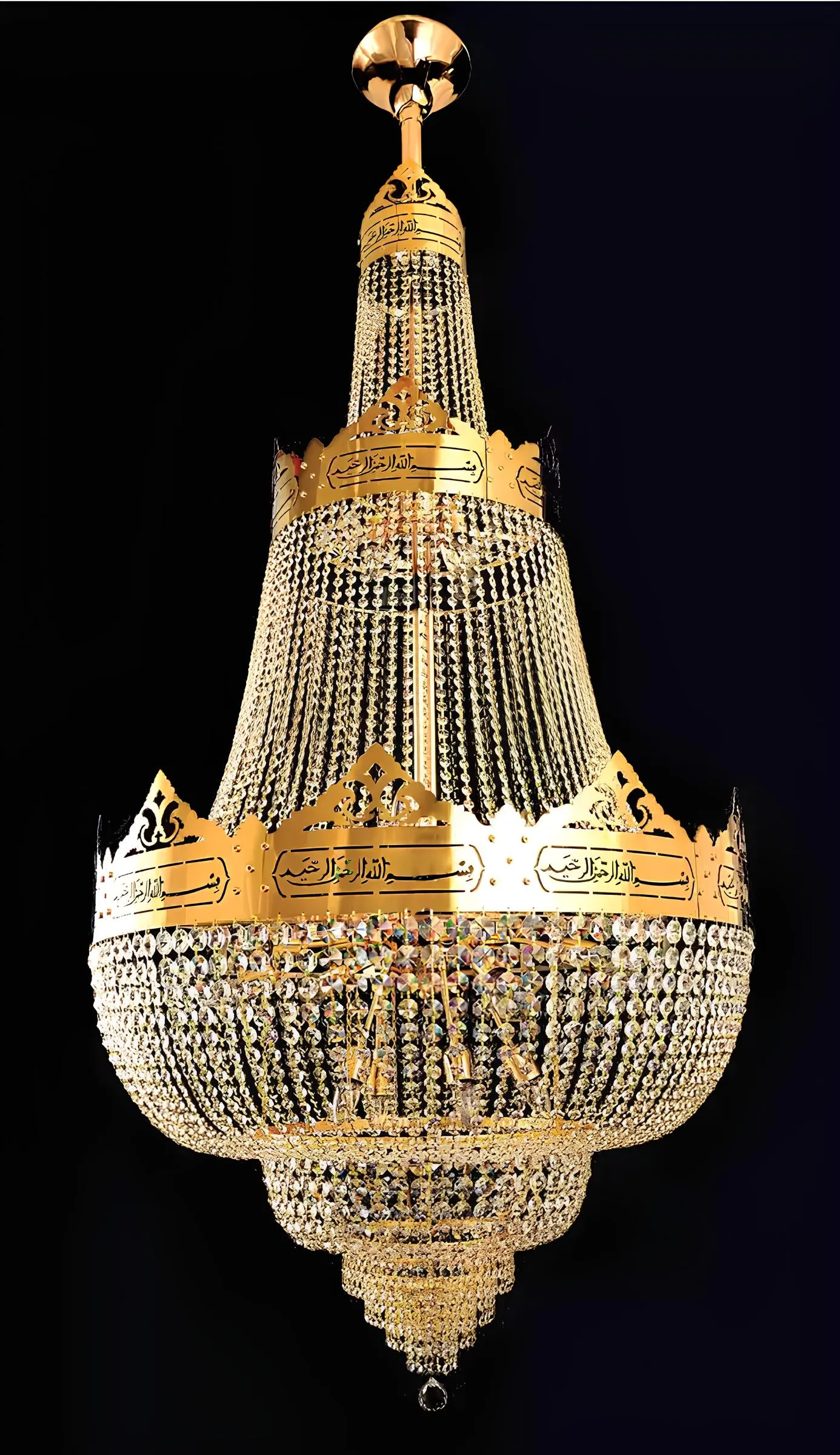 Hängeleuchte Kronleuchter Lampe Kristalllampe Deckenleuchte Lampen 100x245