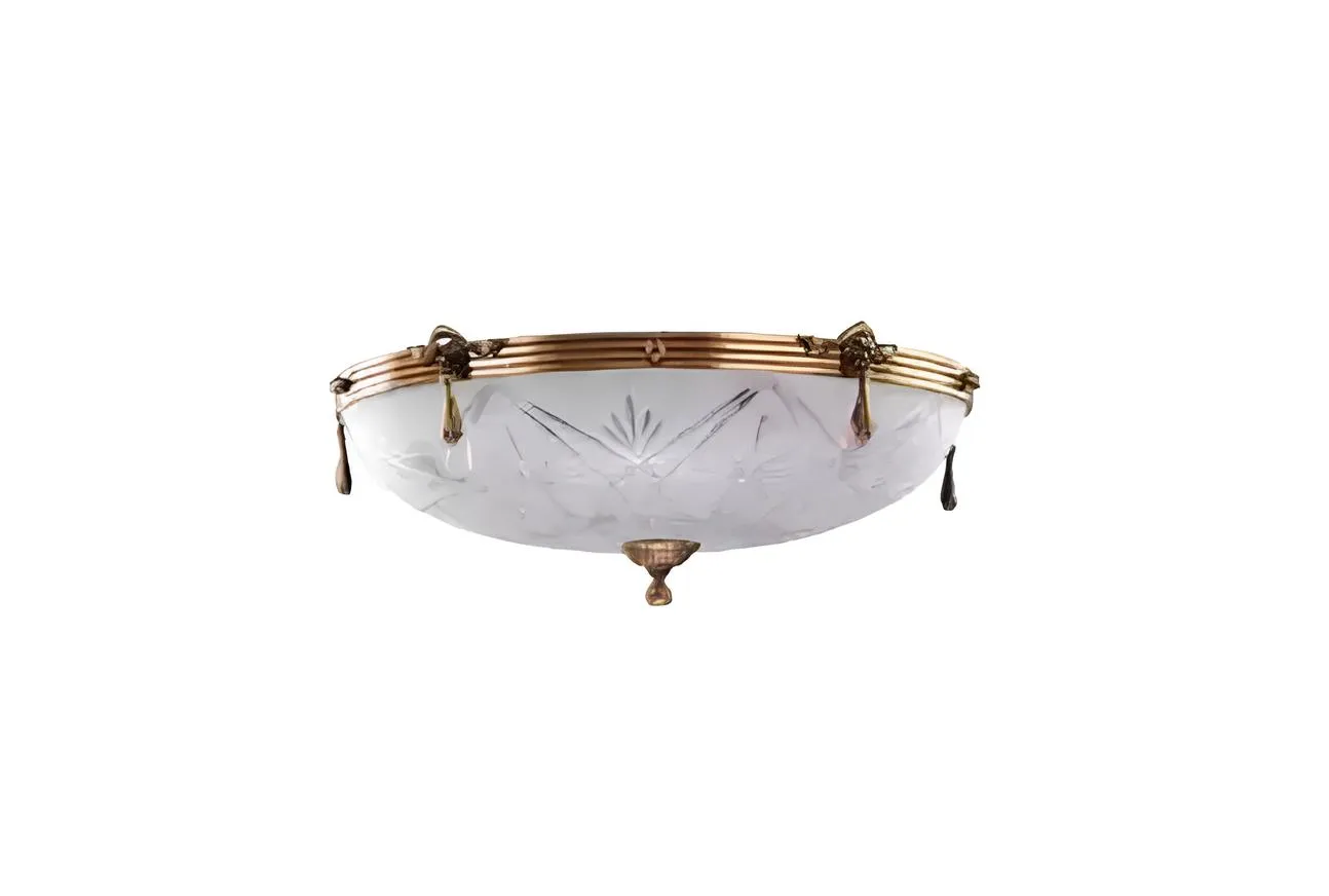 Lüster Deckenlampe Deckenleuchter Grau Lampe Kronleuchter Glas Gold