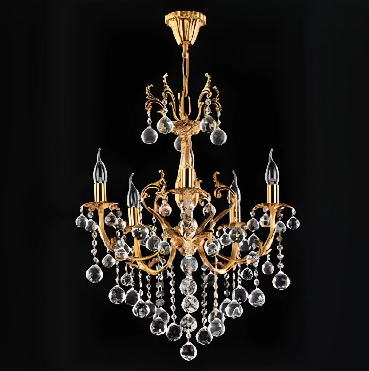 Kronleuchter Moderne Deckenleuchte Lampe Wohnzimmer Luxus 102x155cm
