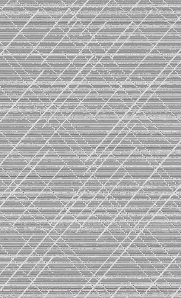 Grau Teppich Kurzflor Weiß Linien Muster Wohnzimmer Arbeitszimmer Flur