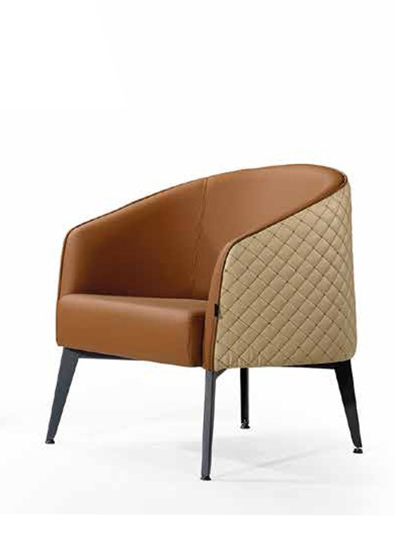 Relaxsessel Sofa Sessel Polstersessel Couch Lounge Büro Hotel Club Braun