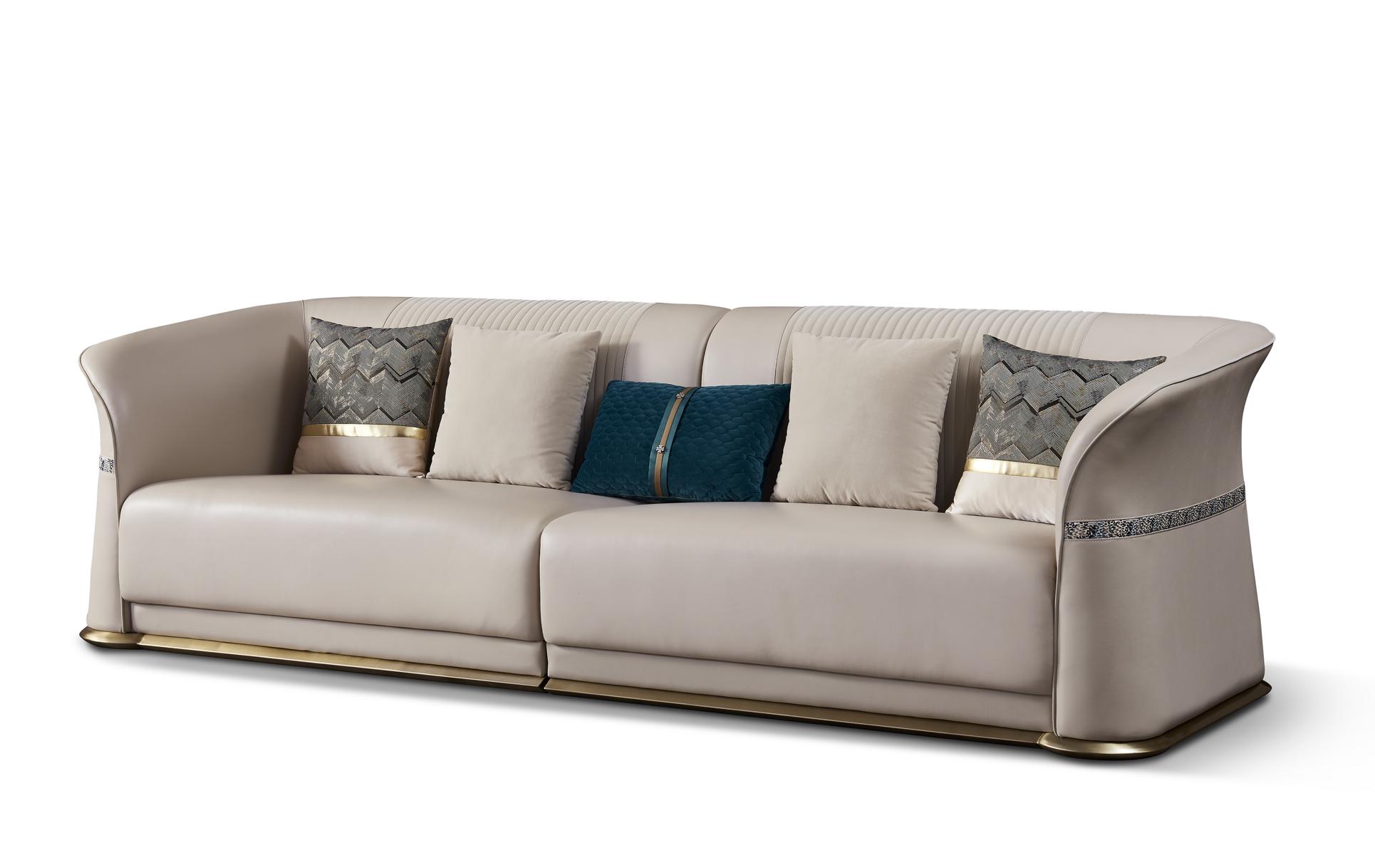 Moderne Sofagarnitur Polster Sofa Set Couch Designer Couchen 3+2 Sitzer Sets Neu