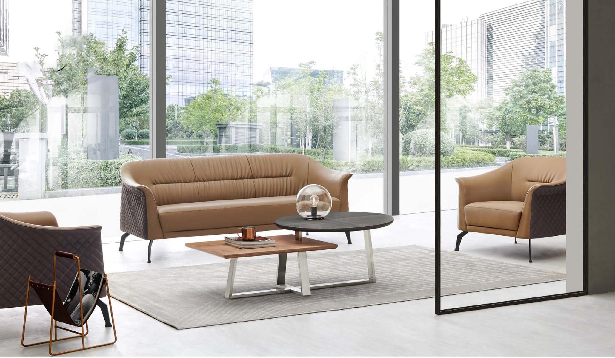 4tlg. Wohnzimmer Set Sofagarnitur Couch Garnitur 3+1+1 Designersofa Couchtisch