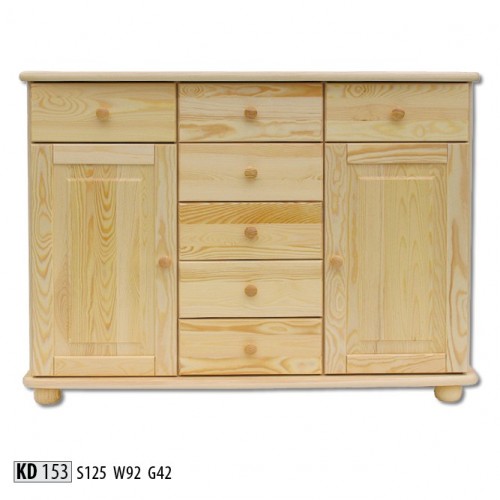 Anrichte Massive Kommode Möbel Lowboard Neu Sideboard Schrank Kommoden Echtholz