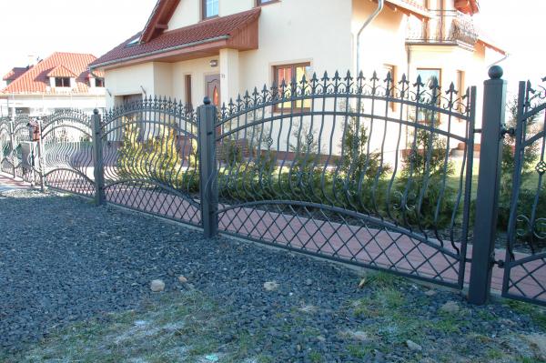 Zaun Garten Klassische Schmiedeeisen Handgefertigt nach Maß Geländer M217 1lfm