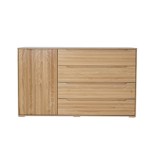 Kommode 150cm Sideboard Schrank Anrichte holz Schrank Möbel Kommoden Massivholz