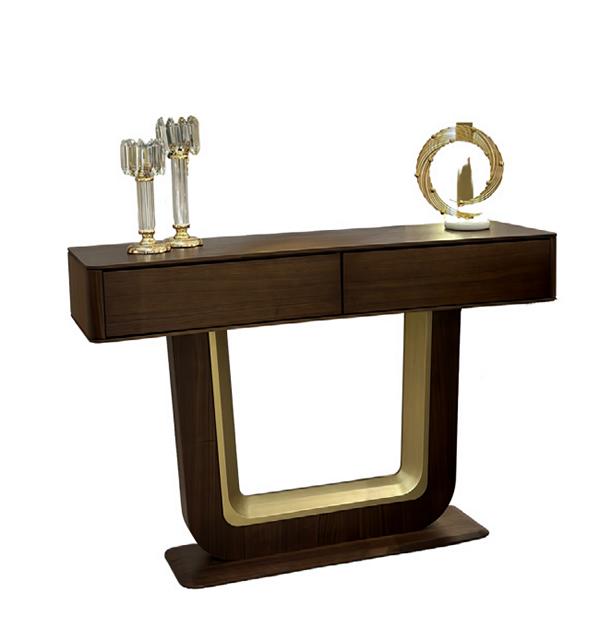 Modern Konsolentisch Braun Schick Konsole Wohnzimmer Möbel Sideboard