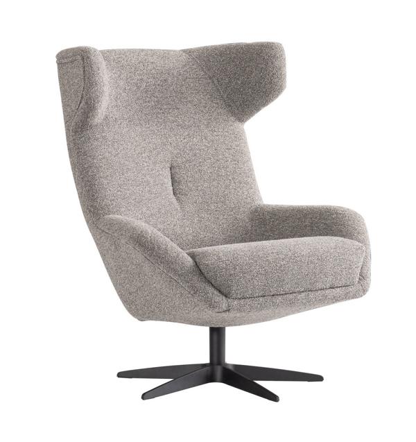 Sessel Grau Relaxsessel Polsterstuhl Polstersessel Modern Wohnzimmer