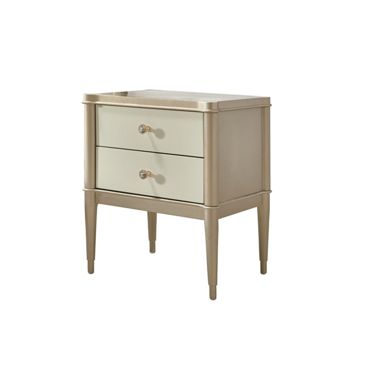 Nachttisch Beistelltisch Tisch Holz Tische Möbel Nachttische Beige Schlafzimmer