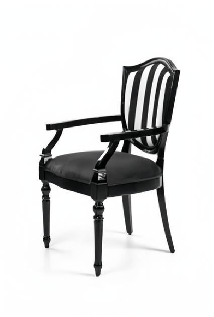Polsterstuhl Moderne Design Textil Stuhl Schwarz Esszimmer Luxus Möbel
