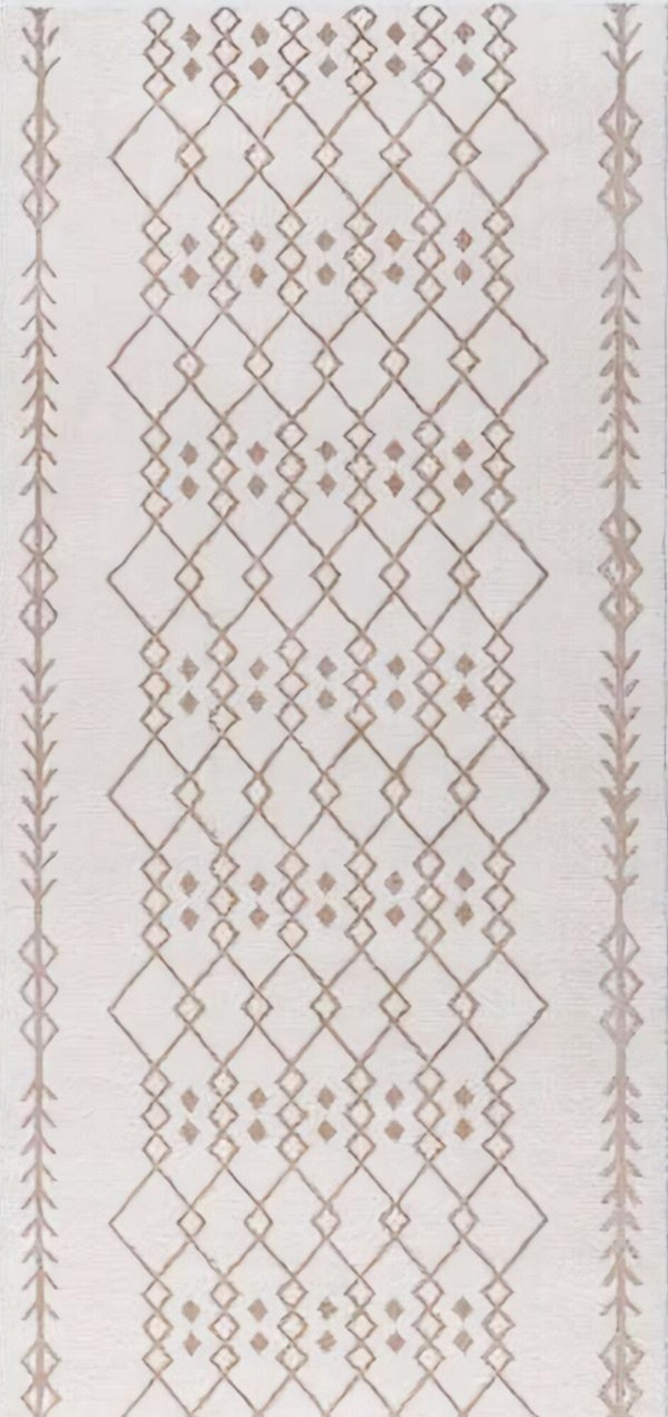 Designer Wohnzimmer Teppich Kurzflor Modern Ethno Muster Schlafzimmer