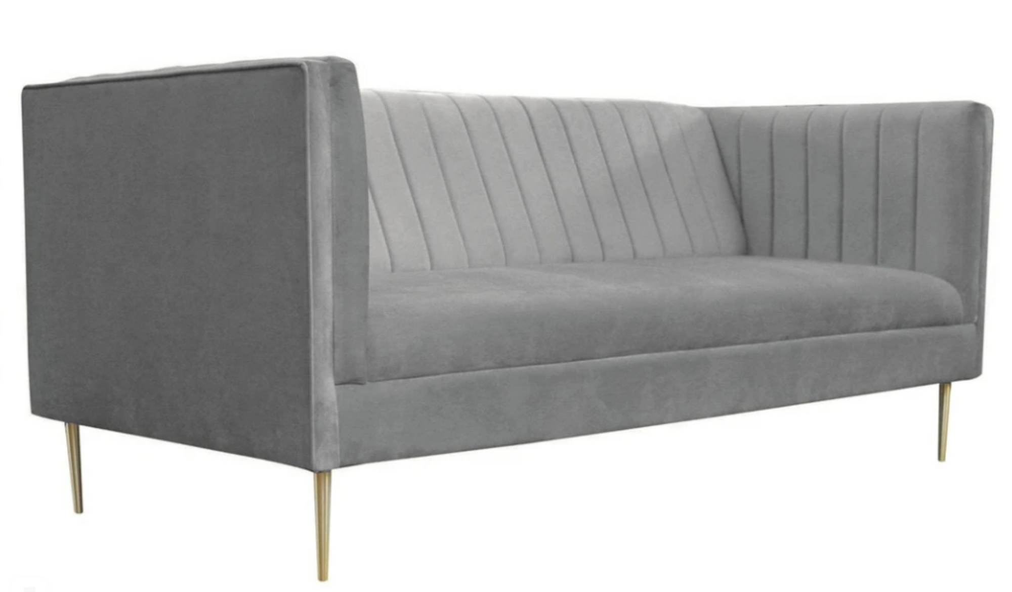Graue Sofa Dreisitzer Luxus Möbel Neu Modern Design Textil Wohnzimmer Couchen