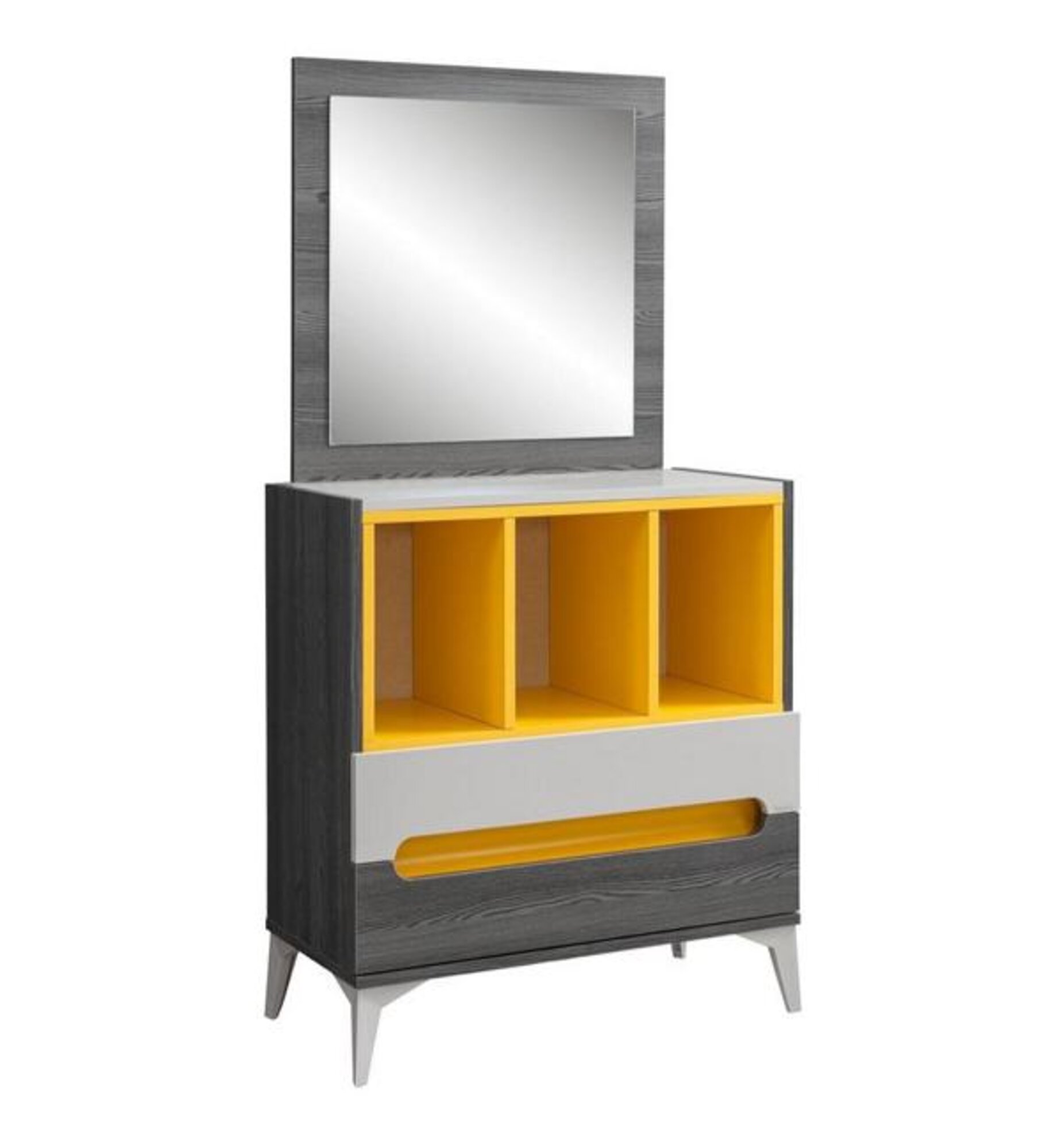 Kommode Jugendzimmer Kommoden Grau Sideboard Holz Einrichtung Schlafzimmer