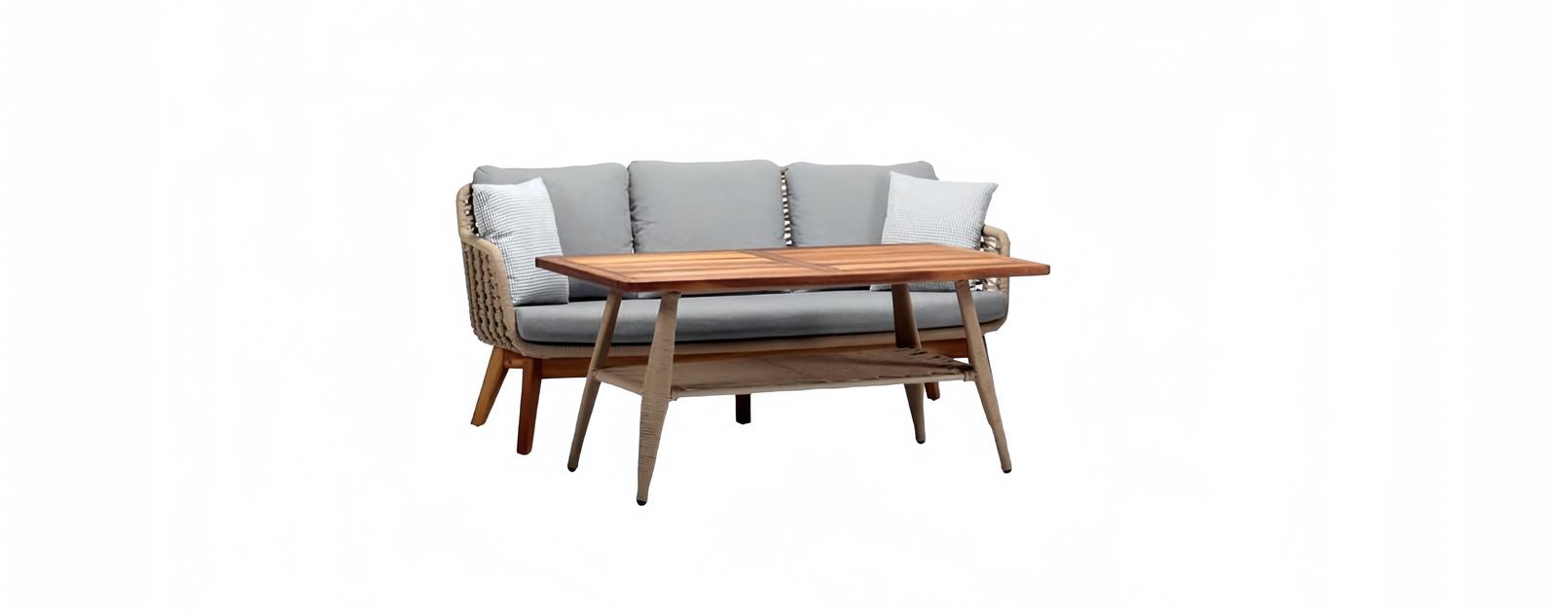 Balkonmöbel Außenmöbel Garten Möbel Terrassenmöbel Sofa Set Couch Rattanmöbel