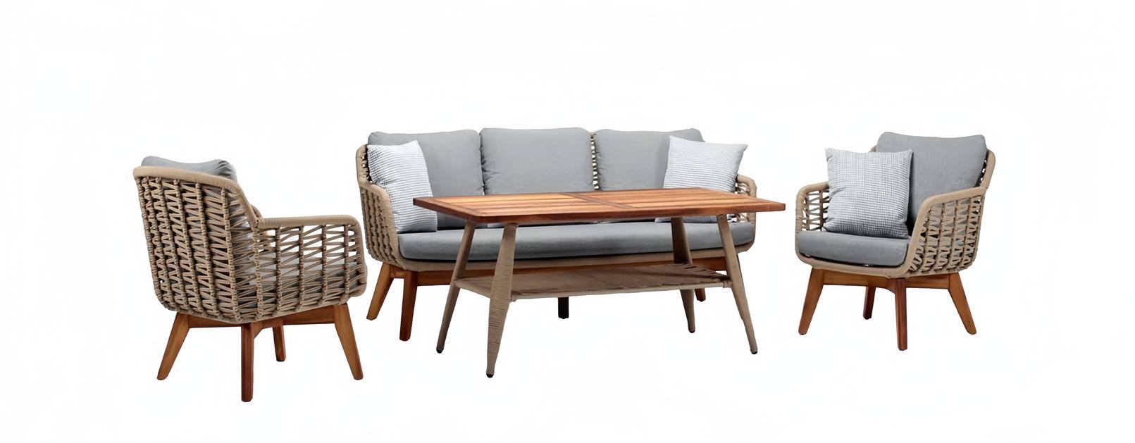Gartenmöbel Sitzgarnitur Sofa Couch Polster Garten Terrasse Möbel Sitzgruppe