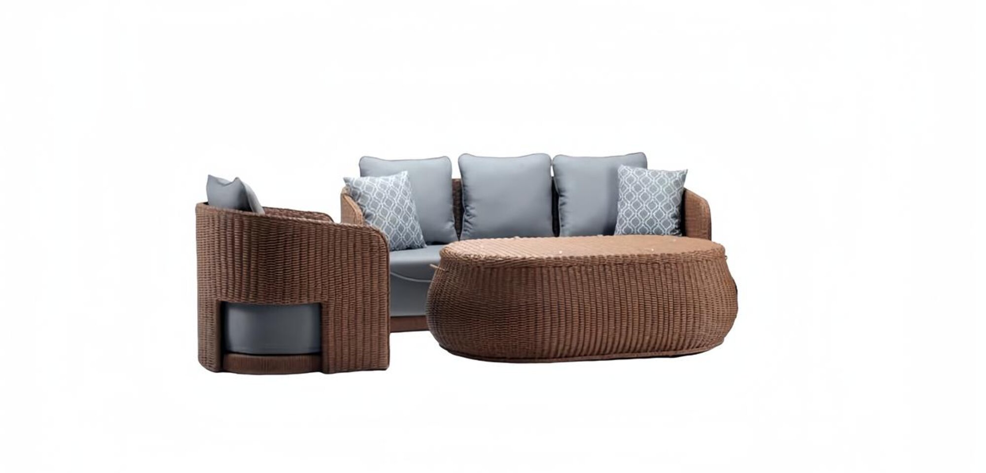 Außenmöbel Garten Möbel Rattanmöbel Balkonmöbel Terrassenmöbel Sofa Set Couch