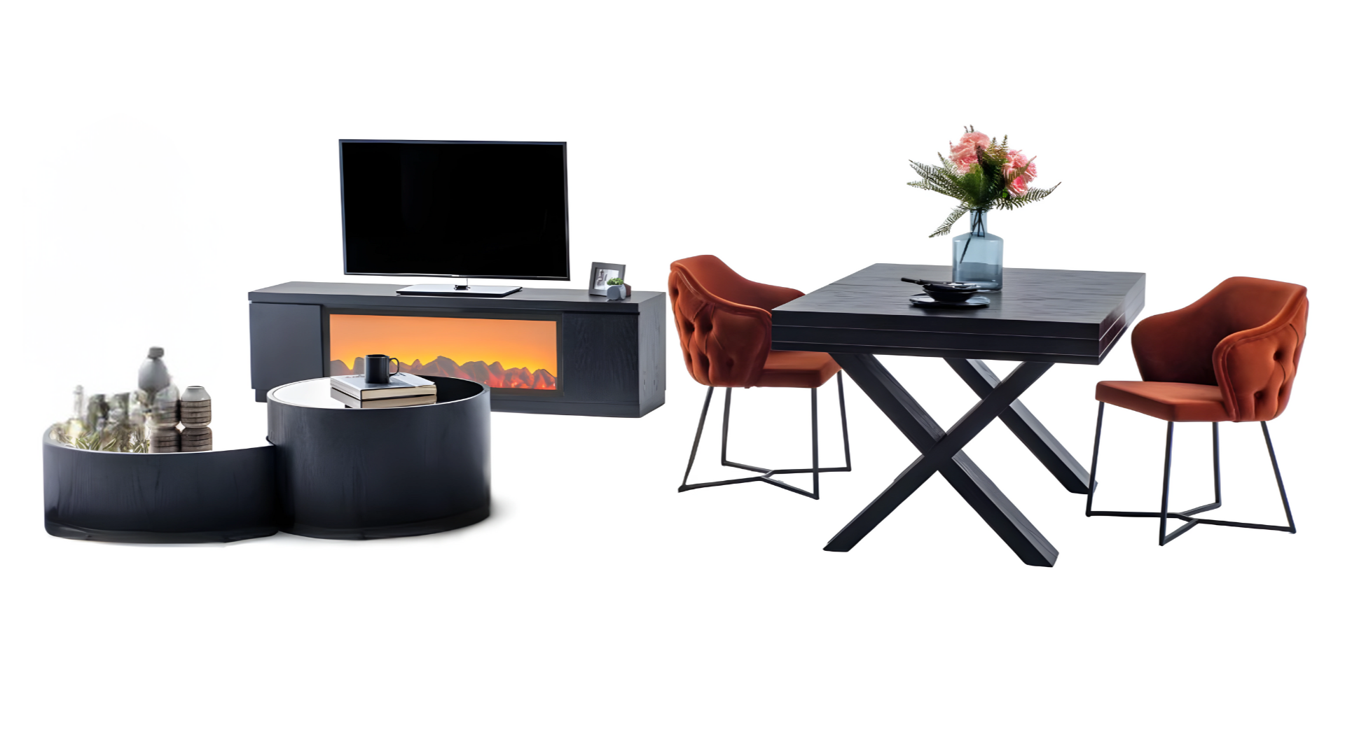 Esszimmer Set Garnitur rtv Esstisch 6 Stühle Couchtisch Komplette Einrichtung