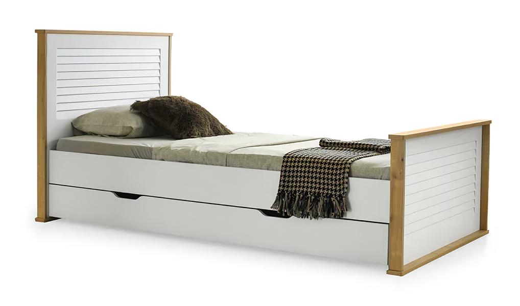 Stilvolles Kinderbett Designer Jugendbett Luxuriöse Holz Schlafbetten