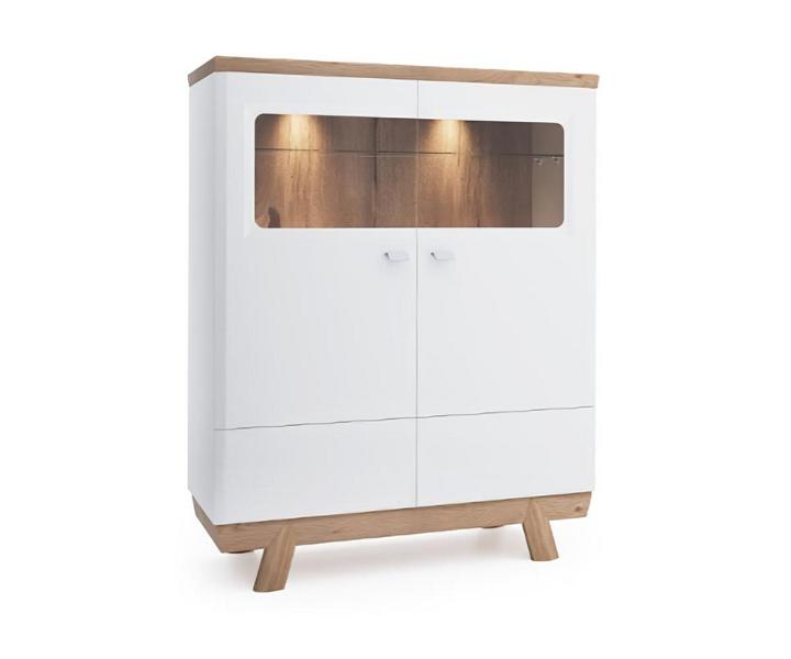 Stauraumschrank Schrank Kommodenschrank Glasdisplay Schrankvitrine