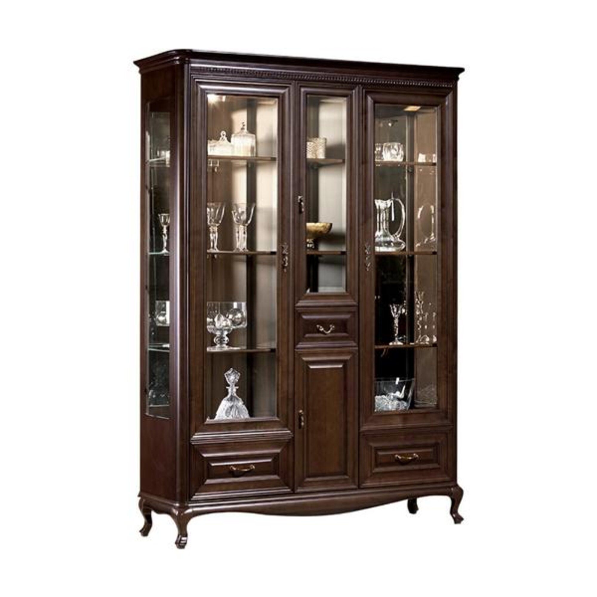 Vitrinenschrank Vitrine Schaukasten Glasschrank Schrankvitrine Regalvitrine