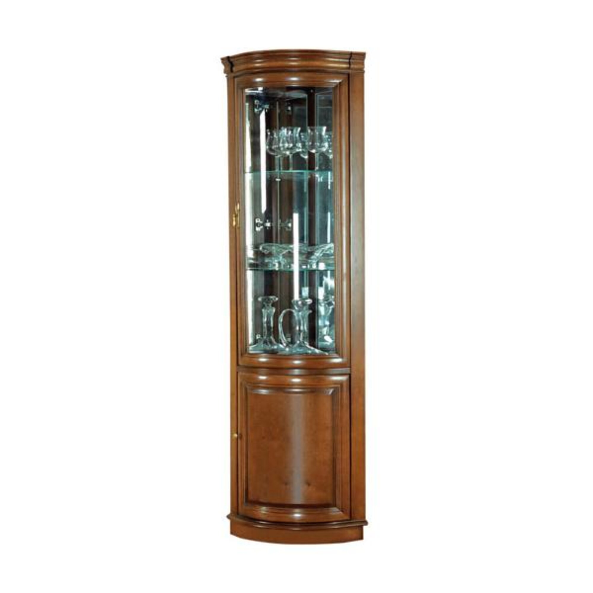 Eckvitrine Schrankvitrine Vitrine Glasvitrine Vitrinenschrank Regalvitrine