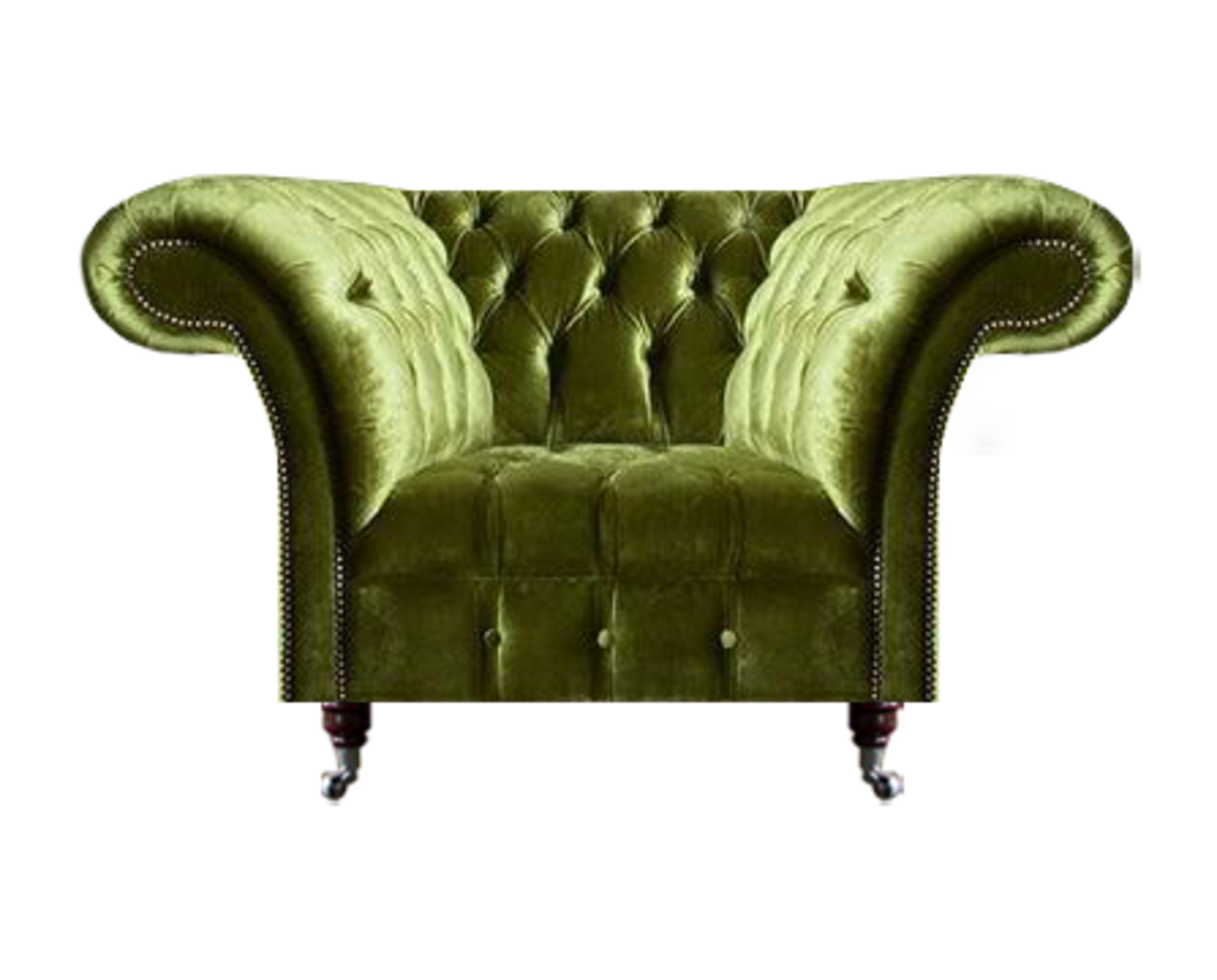 Luxuriöse Möbel Wohnzimmer Design Sessel Polstermöbel Textil Sitz Chesterfield
