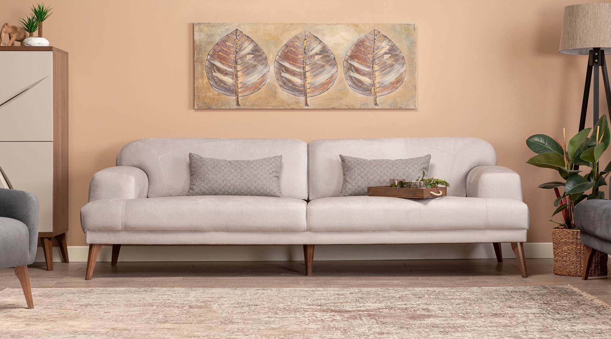 Sofa für drei Großsofa Dreisitzmöbel Komfortsofa Dreiersofa Big Couch Sofa