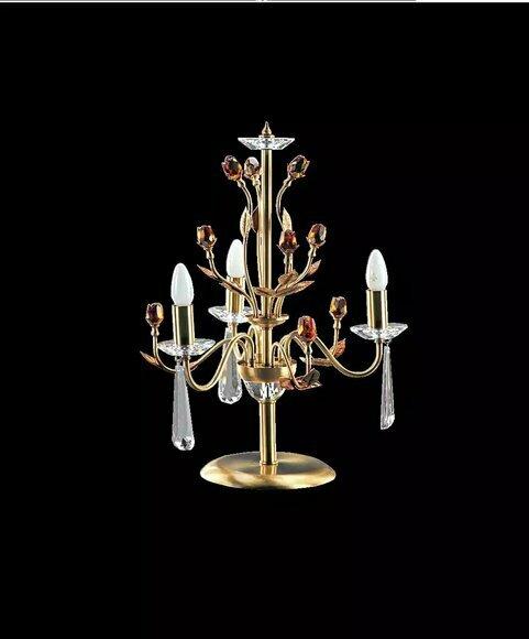 Goldene Kristall Tischlampe Luxus Leuchten Lampen Lichtkronenleuchter Sofort