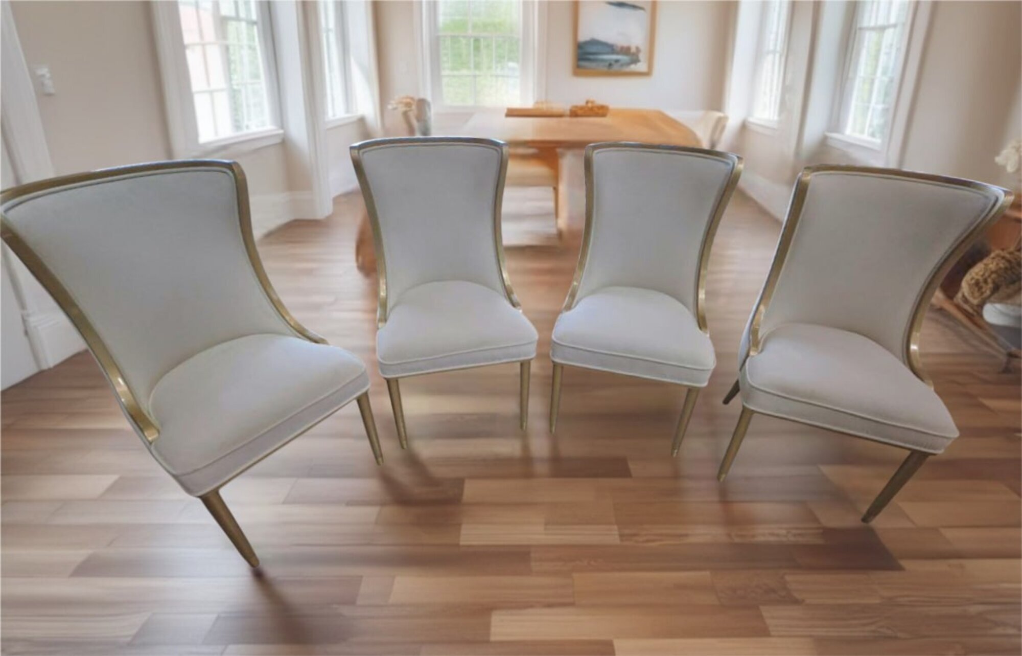 4x Chesterfield Stühle mit Klopfer – edel & gepolstert Sofort