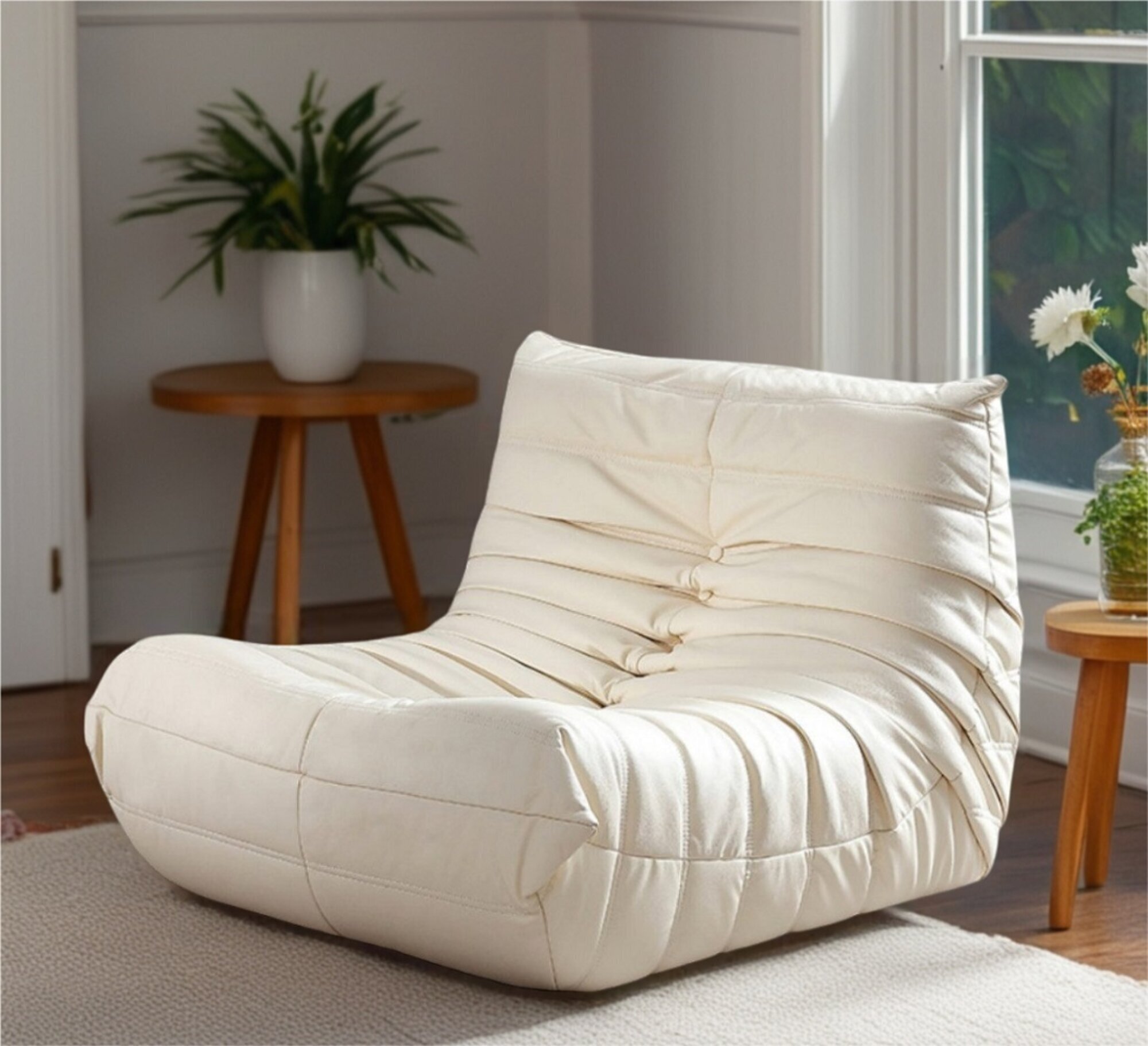 Design Sessel Luxus Wohnzimmer Weiß 1 Sitzer Relax Club Polster Sofort