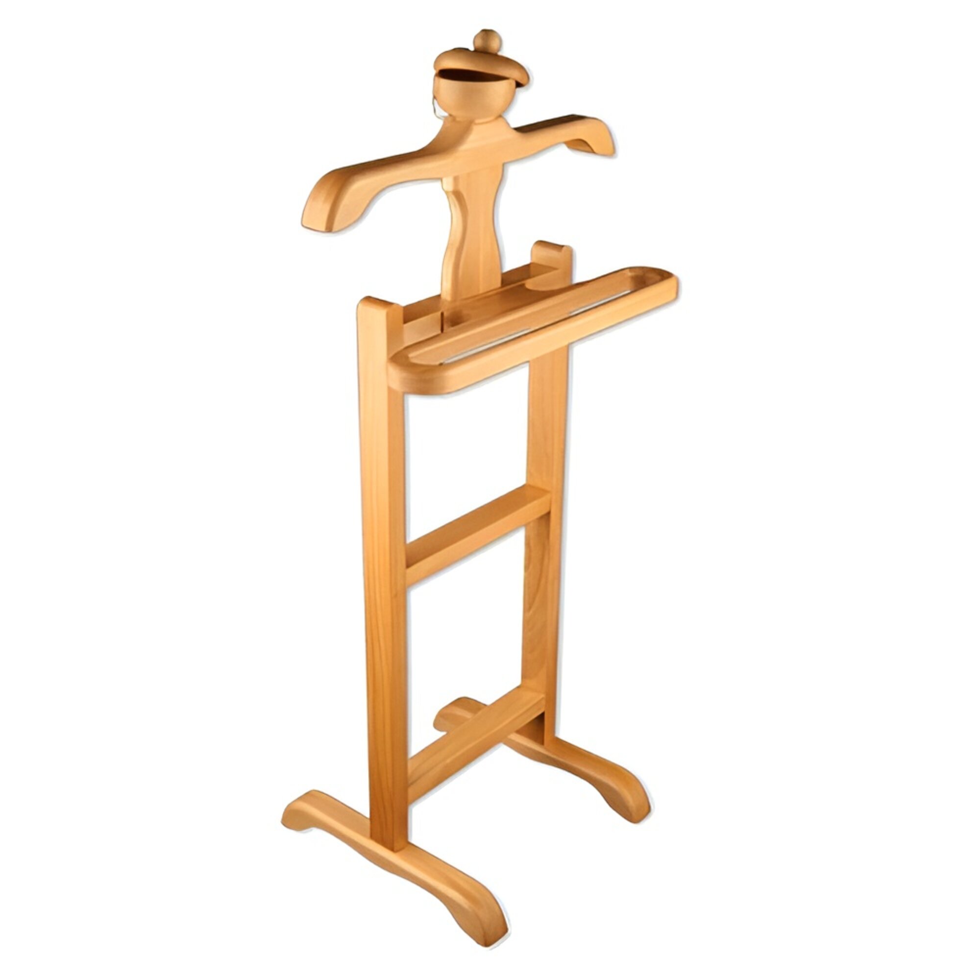 Kleiderständer Buche Holz Wäscheständer Kleiderstang Garderobenständer Ständer Sofort