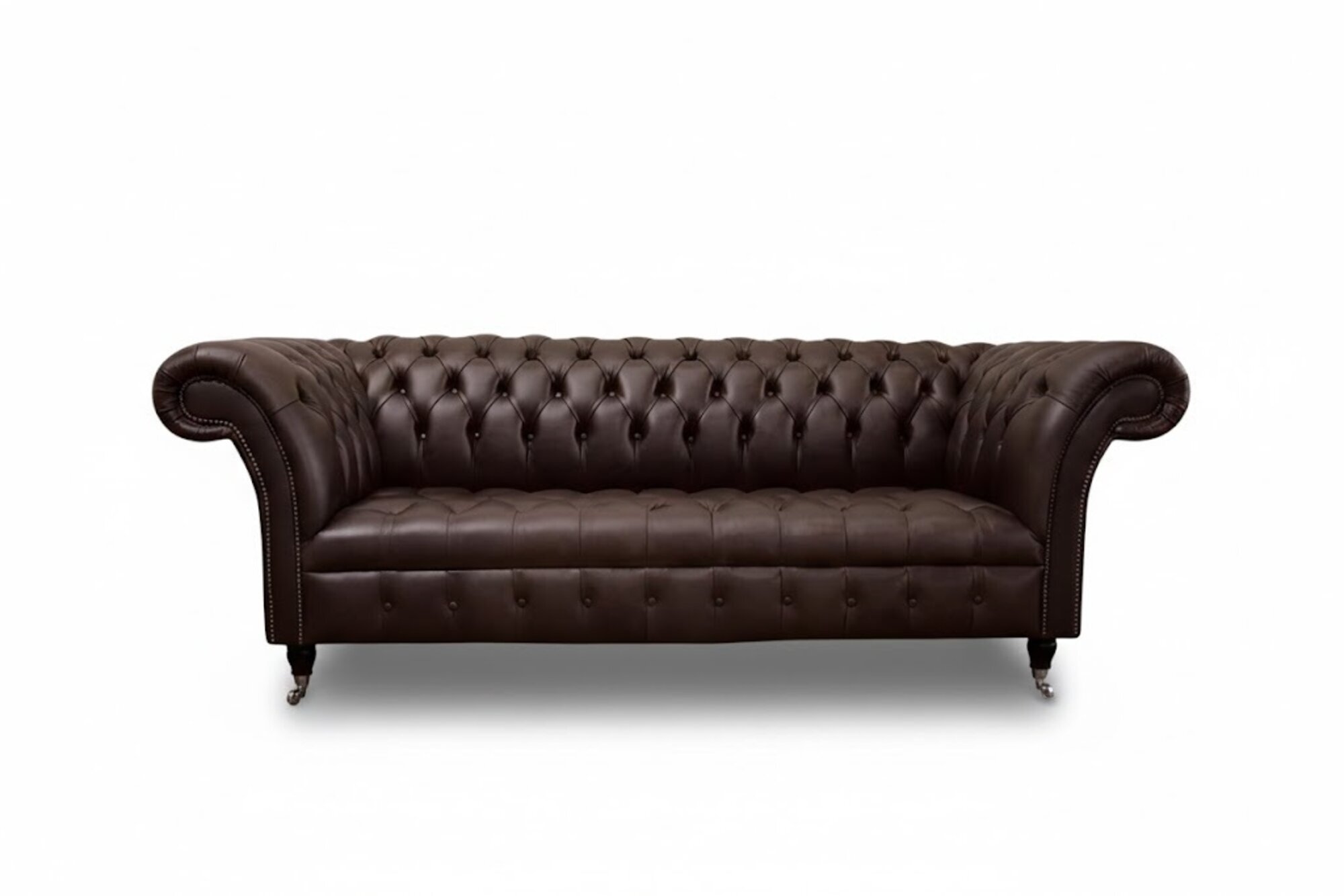 Polster Sofa Design Klassische Sofas 3 Sitzer Chesterfield 100% Leder Sofort