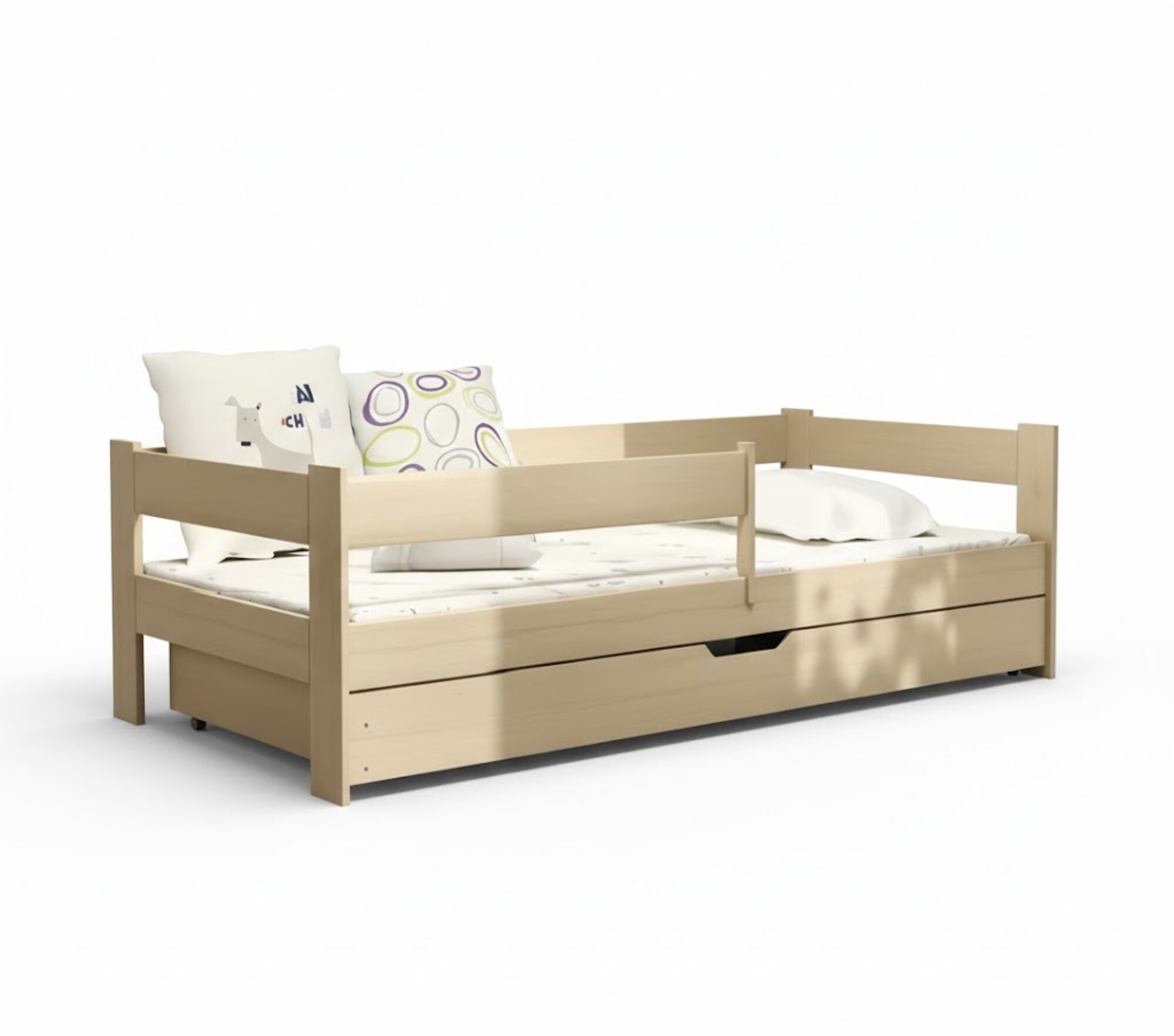 Bett Betten Naturholz Massiv Kinder Jugend Holzbett Sofort