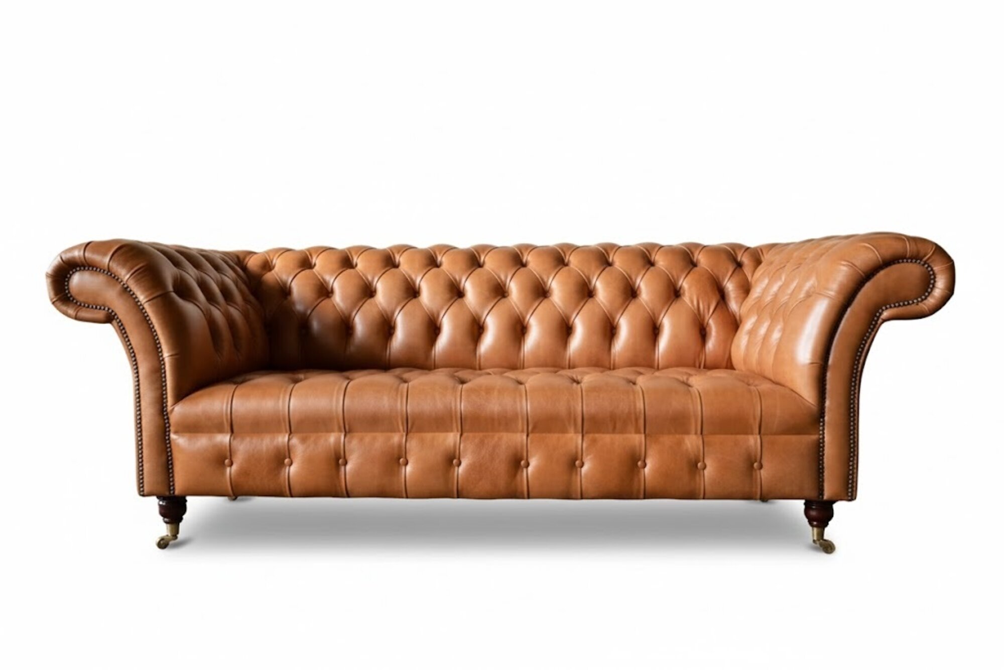 Sofa 3 Sitzer Sitz Modern Chesterfield Sofas Couchen Polster Braun Neu Sofort