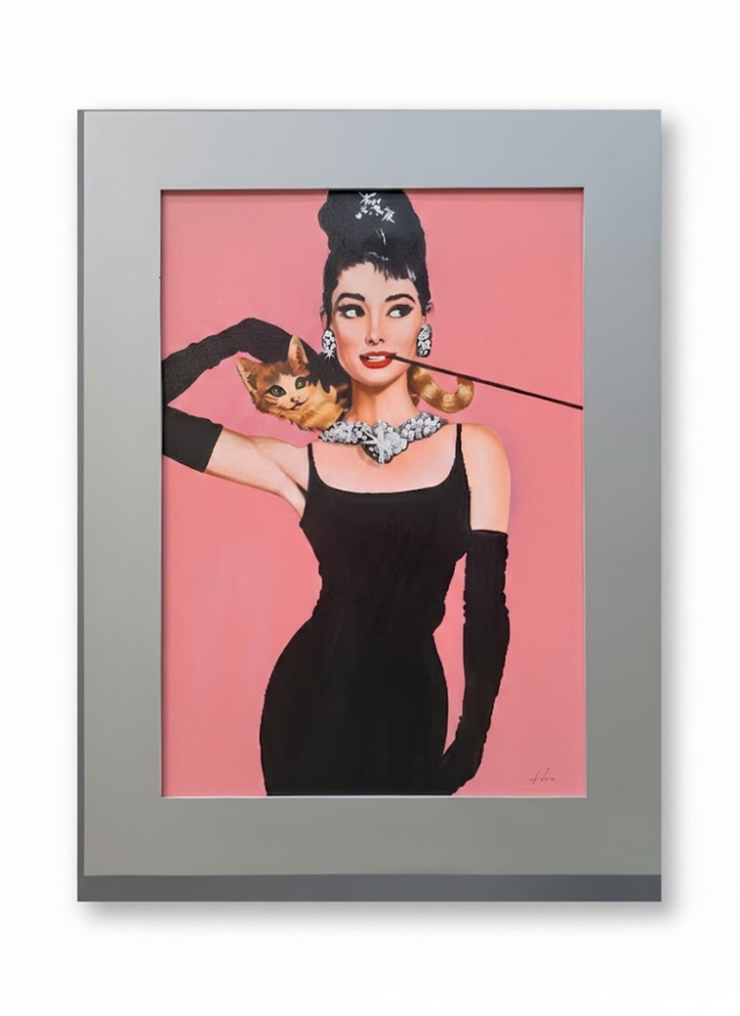 Zeitgenössische Ölmalerei, handgefertigt auf Premium-Leinwand Sofort