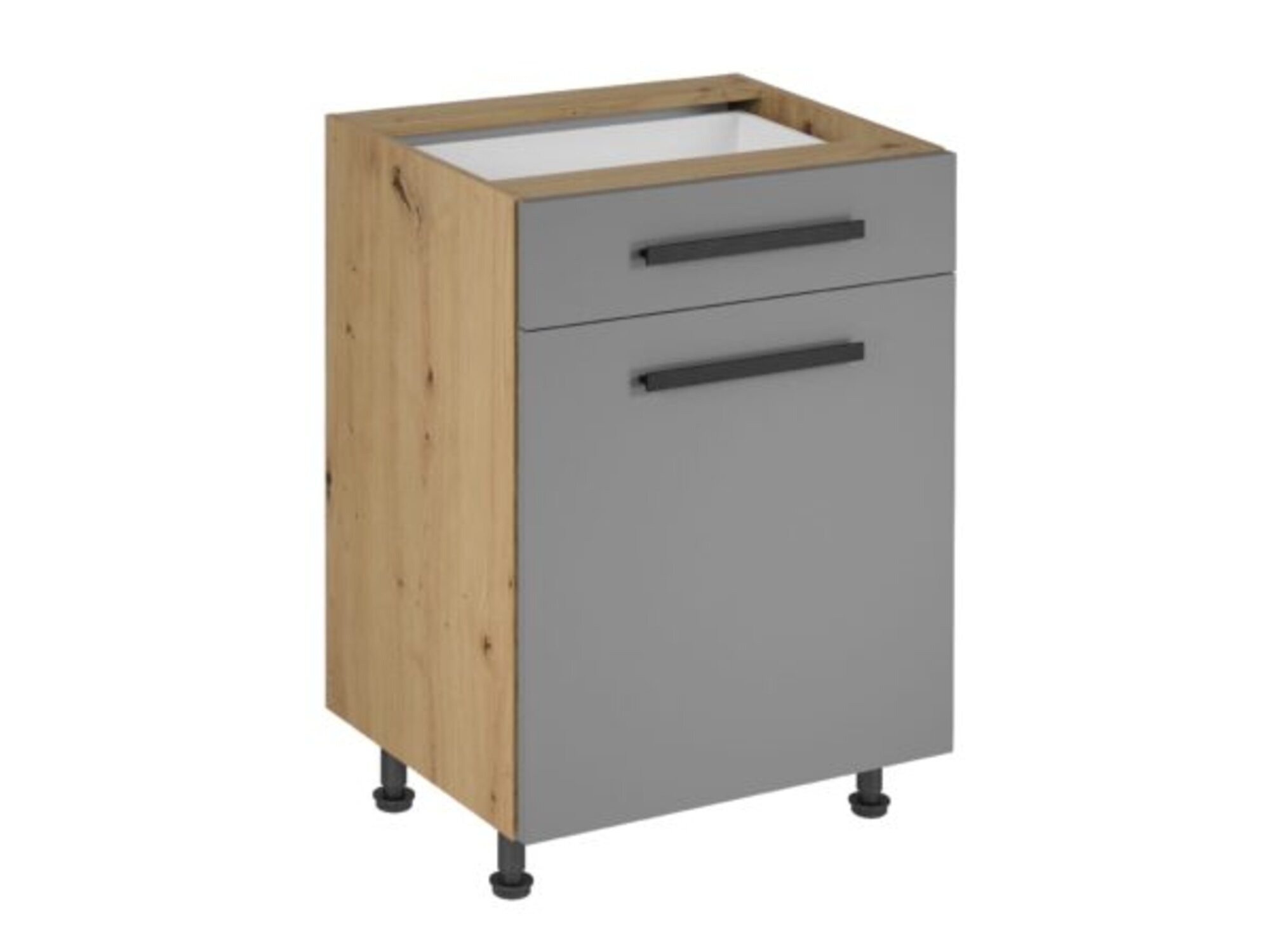 Küchenunterschrank Unterschrank mit Schublade Innenböden Küchenschrank