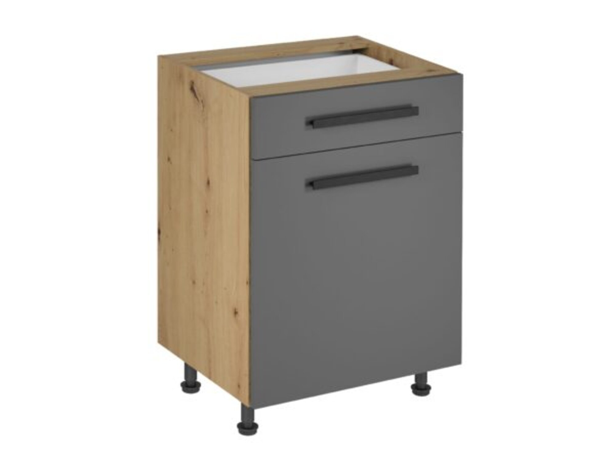 Unterschrank Basisunterschrank Mehrzweck-Unterschrank Auszug Regalfächern