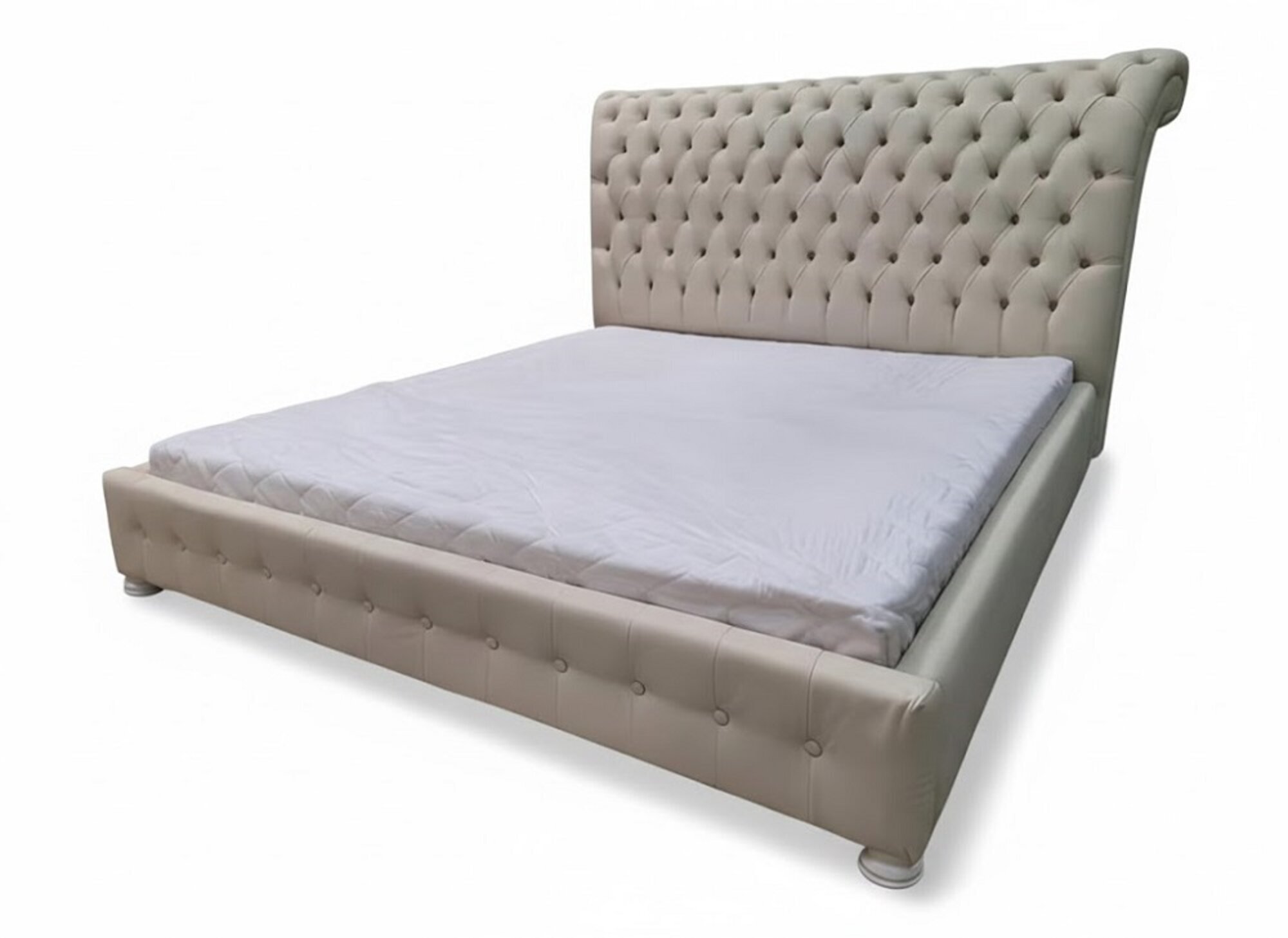 Hotelbett Luxus-Design Polsterbett mit stabilem Bettgestell Sofort